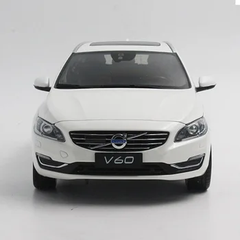 1:18 Diecast Model za Volvo V60 2016 Beli SUV Zlitine Igrača Avto Miniaturni Zbirka Darila