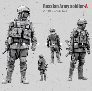 1/35 Smolo Slika Kompleti ruske Posebne enote vojak model self-sestavljen-119