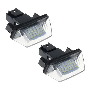 1 Par 18 LED Številka Licence Ploščo Luči luči Za Peugeot 206 207 307 308 406 Citroen C3/C4/C5/C6