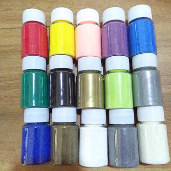 10 ml/steklenica 15 barve reliefni v prahu DIY ročno posebno, Barve Gume žig scrapbooking orodja