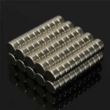 100 KOZARCEV N52 6x3mm Puissant Aimant Rond Terres Rareş Nodyme Magnet