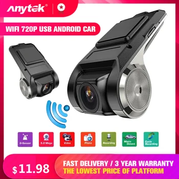 1080P WIFI Avto Kamera Dashcam ADAS Mini Avto DVR Kamera Auto Digitalni Video Snemalnik Dash Cam APLIKACIJA za Android Multimedijski Predvajalnik