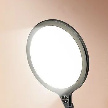 10palčni Strokovno Živo Fill Light selfie LED Obroč svetlobe z Namizno Stojalo za Ličila Živo Zatemniti Fill Light