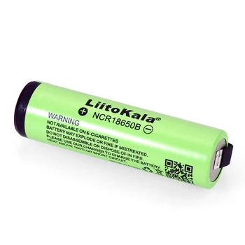10PCS 2019 Liitokala novo izvirno NCR18650B 3,7 V 3400mAh 18650 polnilna litijeva baterija za baterije + DIY niklja kos