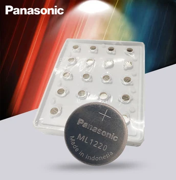 10PCS/Veliko Original Panasonic ML1220 3V ML 1220 Polnilna CMOS RTC BIOS-a Nazaj Do Celic Gumb Kovanec Baterije Baterije