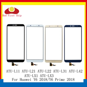 10Pcs/veliko Za Huawei Y6 Prime 2018 Dotik Senzor Računalnike Sprednje Steklo Y6 2018 ATU-LX1 ATU-LX3 Zaslon na Dotik