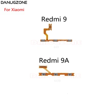 10PCS/Veliko Za Xiaomi Redmi 9 9A Gumb za Vklop Stikalo & Volume Up / Down On / Off Gumb Flex Kabel