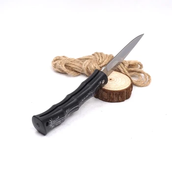 10Pcs/Veliko Žep Folding Nož Bambusa Stil Kuhinje Sadje Odrezanje Nož Prostem Kampiranje Survival Nož Gospodinjski EOS Multitool