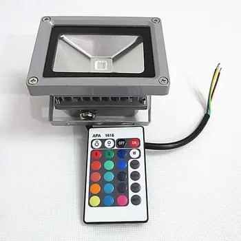 10W RGB Nepremočljiva Multicolor LED Prostem Poplav Svetlobe+ 24key IR Daljinski 85-265V
