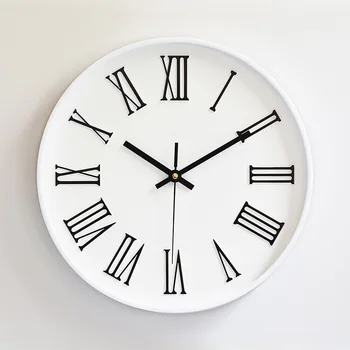 12 Inch Sodobno Klasično Stenske Ure 2019 Novo Vintage Krog Ura Quartz Horloge Retro Wathces Relogio de parede
