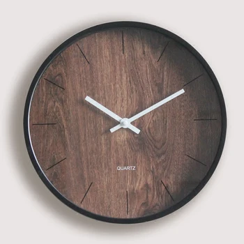 12 Preproste Zasnove, Plastične Stenske Ure Ure Watch Saat Kreativno dnevno Sobo Študija zastaranje Stenska Ura