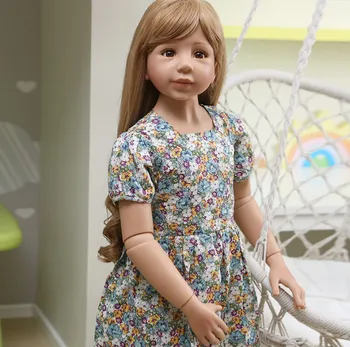 120 CM pravi baby Original Mojstrovina Lutka malčka princesa baby girl 3-4years staro obleko model žogo spojen za celotno telo