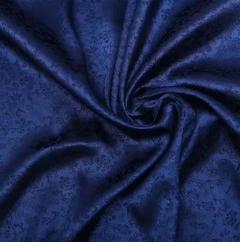 120cm*100cm temno modre barve, Starinski svileno krpo zmaj super mehka svila brocade tkanine oblačila COS diy kakovosti tkanine