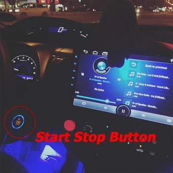 12V Auto Avto Alarm Eno Start Stop Gumb za Zagon Motorja Pritisni in RFID Zaklepanje Vžiga Stikalo za Vstop brez ključa Proti kraji Sistem TT Na Zalogi