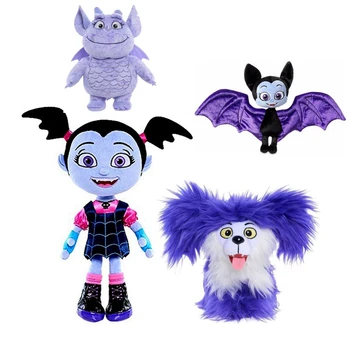 15-25 cm 2020 Vamp super Bat Dekle in Vijolično Pes, zakaj Polnjene Živali Plišastih Lutka Igrača Za Otroke Dekleta Božična Darila