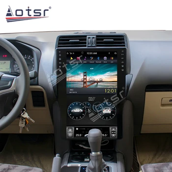 16-Inch Tesla Slog Android 9.0 Avto Radio, GPS Navigacija za Toyota Land Cruiser Prado150 2018 2019 2020 Avto Zaslon na Dotik Enota