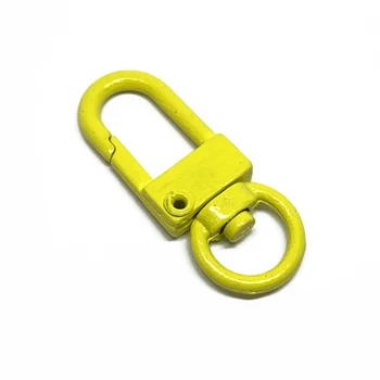 19 Barve 10pc/veliko Kvadratni Keychains Jastog Zapirali Kljuke Ključnih Verige obeske za DIY Nakit Pom Pom Keychain Nakit Ugotovitve