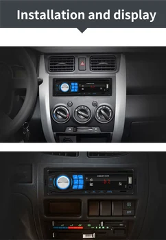 1New 12V univerzalni avto Bluetooth MP3 predvajalnik kartico, U disk, FM radio, avto centralni nadzor sprememb