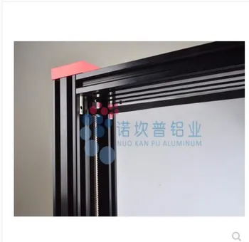 1pc 500mm Aluminij Profil Evropski Standard Black 2020 V Terminu Aluminij Profil Ekstrudiranje Okvir Za CNC 3D Tiskalniki Laserski Stojalo
