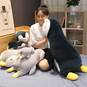 1PCS 30-100 cm srčkan Velikan pingvin plišaste igrače mehko morsko polnjene živali lutka spalno blazino blazina Fashion-Igrače za Otroke