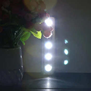 1pcs Lahki LED Trakovi Luči Varčevanja z Energijo Palico Punch-brezplačno Omari, Svetilke Za Dom, Kuhinjo, Kopalnico, Suho baterijsko