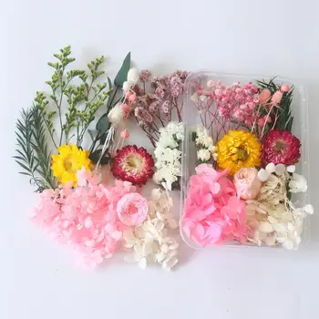 1Set/veliko Ročno izdelane dišeče sveče plavajoče cvetovi posušene rože cvet materialov razdrobljena iz cvetja glavo DIY materialov