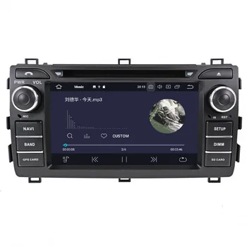2 din 2013 Za Toyota Auris Android 10 Multimedijski predvajalnik, zaslon avto video avdio Radio, GPS navi vodja enote auto stereo