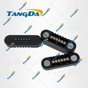 2 kos skakal pin priključek test TANGDA 6p 6pin magnet spomladi naložen igrišču 2 mm 2 mm skozi luknje na primer s spajkanjem moški ženski sonda 1A DIP T