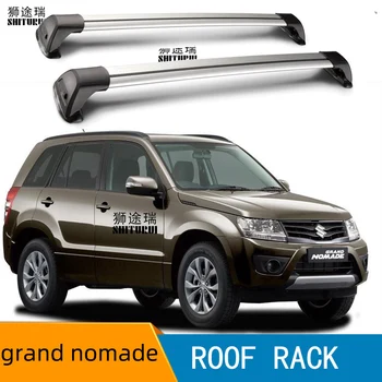 2 kos Za Suzuki grand nomade 5 Vratni SUV 2017 strešni prtljažnik strešni bar avto posebne aluminijaste zlitine pasu lock Led streljanje
