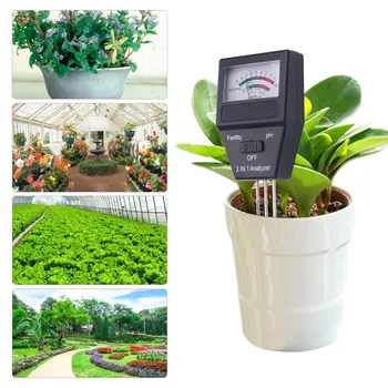 2 v 1 Tla PH Meter& Plodnost Tester S 3 Sonde Idealen Instrument Za Vrtnarstvo Vrtnarstvo Orodja