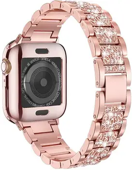 20 mm 22 mm * Diamantna Zapestnica iz Nerjavečega Jekla Trak Za Trakom za Samsung Galaxy Watch 46mm SM-R800NZSAXAR 20 mm Amazfit BIP Trak