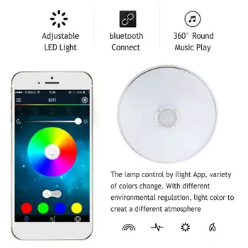 200W WiFi RGB Zatemniti LED Stropna Luč Domačo Razsvetljavo APLIKACIJO bluetooth, Glasbo, Svetlobo, Spalnica Smart Stropna Svetilka Z Daljinskim upravljalnikom