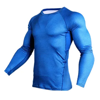 2019 Fitnes MMA, ki Teče Majica Moški majica Rashguard Moški Dolg Rokav Telovadnice T-Shirt Crossfit Bodybuilding Moških kača Tiskanje 3D T Shirt Vrhovi