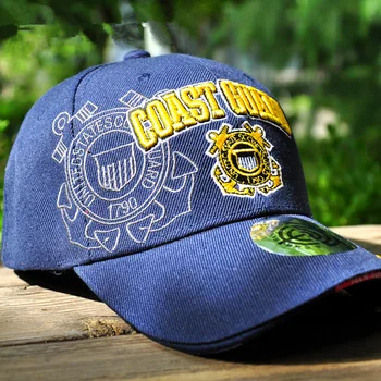 2019 nove obalne STRAŽE, Vezenih Baseball Skp Coast Guard Boj klobuk bombaž sonce kape hip hop modo oče klobuki