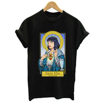 2019 Nove Ženske Modni Tumblr T-shirt Harajuku Tiskanja Kratek Rokav O-vratu Vrh