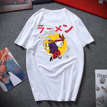 2019 Novih Moških Hip hop T-shirt Camisetas Hombre Ulične majica S Mačke Harajuku Japonskem Slogu Zabavno Poletje Bombaž Vrhovi Majice