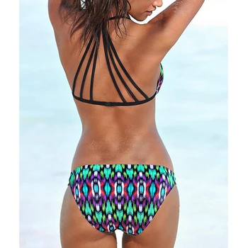 2019 Seksi Bikini Komplet Kopalke Ženske Kopalke Ženske String Kopalke Mikro Push Up Bikini Kopalke Plaži Tiskanja Brazilski