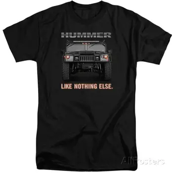 2019 Vroče Prodaje Novih Moških Hummer - Kot Nič Drugega (Velik in Visok) Oblačila T-Shirt - Oglje Poletje Moda