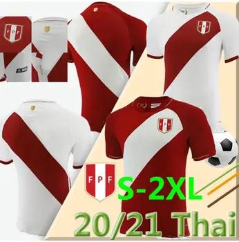 2020 2021 Perú camisetas de fútbol Doma bela Stran Rdeče GUERRERO FARFAN CUEVA LAPADULA LORES Peru Camiseta de fútbol MOŠKIH srajc U