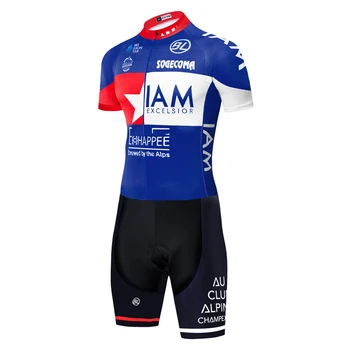 2020 Ekipa IAM kolesarjenje skinsuit poletje na prostem spandex skinsuits izposoja triatlon obleko uniforme ciclismo MOŠKIH ropa de bicicleta