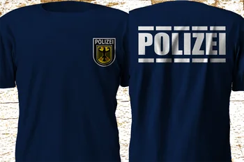2020 Moda Nove Nemške Polizei Spesial Sile, Policija Münchnu Swat T-Shirt Dvojni Stranski Tees