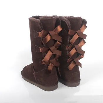 2020 nov modni pristen cowhide usnje sneg škornji nosorogovo klasične ženske škornji z visoko toplo zimo ženske čevlje