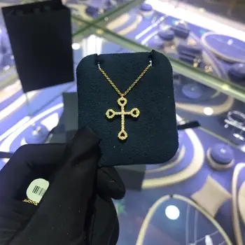 2020 nov prihod Maroko križ kristalno ogrlica blagovne znamke original elegantno občutljivo ogrlica za ženske dekle