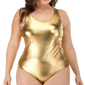 2020 nove seksi Zlati en kos kopalke ženske Novo zlato plus velikost pokal slim-fit kopalke enodelne trikotnik backless kopalke