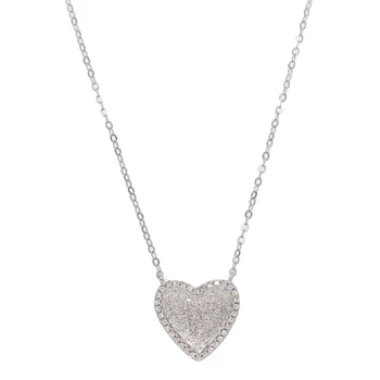 2020 Novo 925 sterling srebro Mini Srce ogrlico, obesek srčkan ljubezen cz 3 color verige ogrlica za ženske, Otroci DARILO