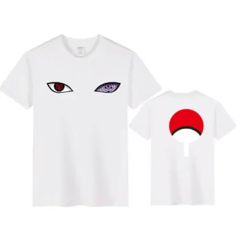 2020 Poletje Naruto T-Shirt Anime T Shirt Akatsuki Kakashi Gaara Hokage Uchiha Itachi Sasuke Sharingan Moških Otrok Darilo Tshirt Vrhovi
