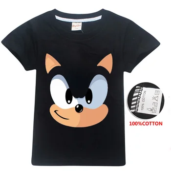 2020 Sonic Hedgehog Risanka Otroci Oblačila Fantje In Dekleta Bombaža T-srajce Otroci in Modnih Oblačil Poletje Vrhovi Priložnostne Tees