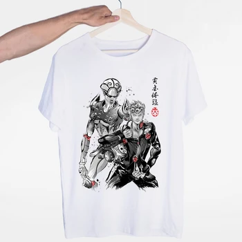 2020 T Majica Cool JoJo Bizarna Avantura Grafični Natisniti Tee Homme Japonski Anime Stilu Tshirt Mehko Vrhovi T-Shirt Moški