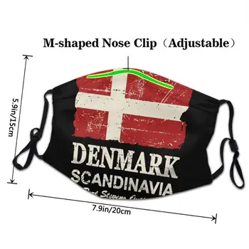 2020 Ženske Moški facemasks maske Dansko Zastavo dihanje ponovno stroj nastavljiv bombaž obraz ščit maske za nego kože pod oči