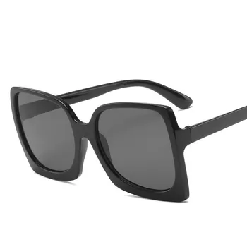 2021 Nove Nad Velikim Ženske Retro sončna Očala Kvadratni Plastični sončna Očala Okvir Moda Gradient Očala Leče UV400 Za Moške